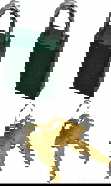 Lockout Padlock: Keyed Alike, Aluminum,